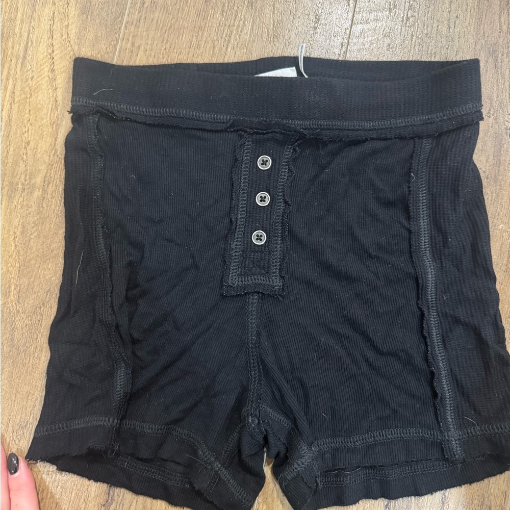 Urban Outfitters Black Knit Shorts